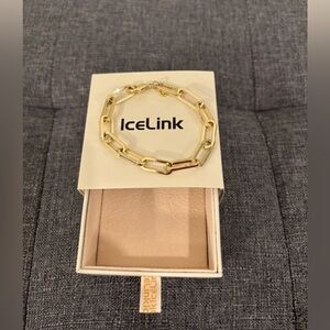 Icelink Gold Chain Bracelet gold plated